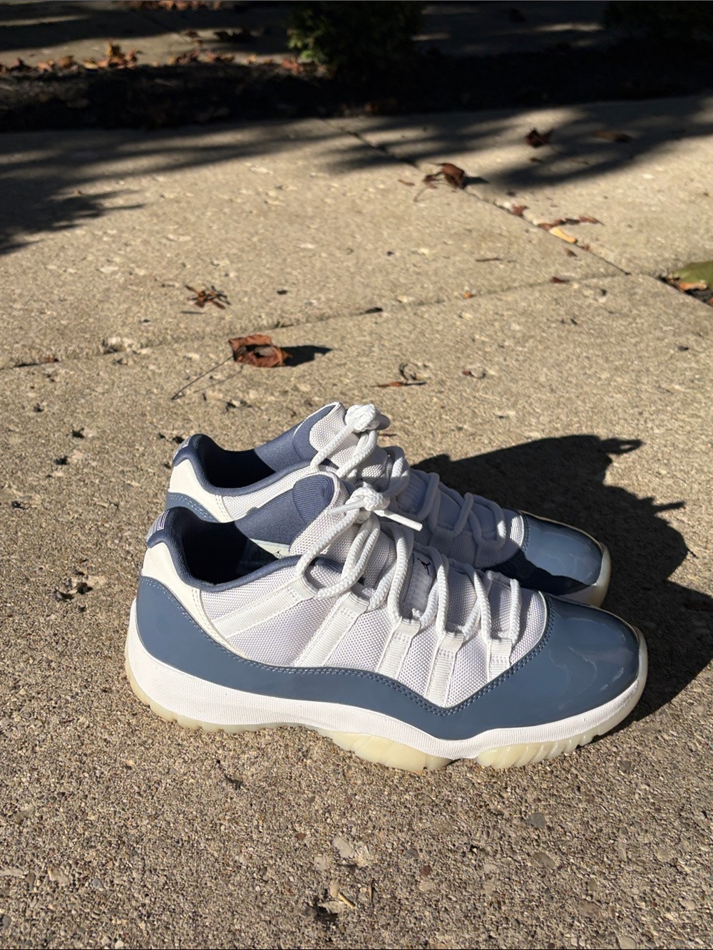 Nike Air Jordan 11 Retro Low Diffused Blue Patent Leather Sz [M9 / Wmns 10.5]